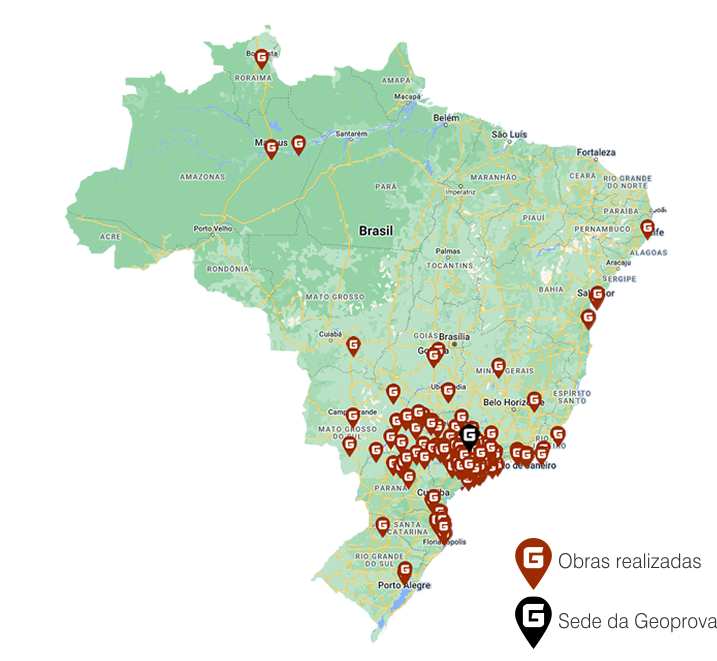 Abrangência dos Atendimentos Geoprova